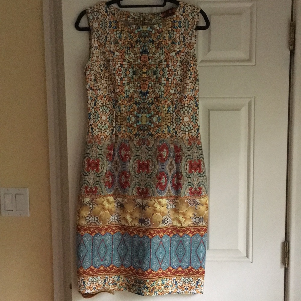 Isle by Melis Koran. Multi color shift dress. L